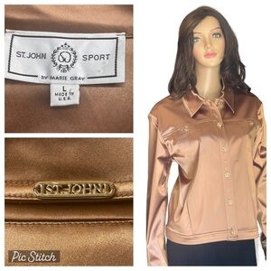 Gorgeous St. John Copper Satin brown
Jacket Size L